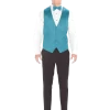 Blue Box Modern Solid Vest and Ties