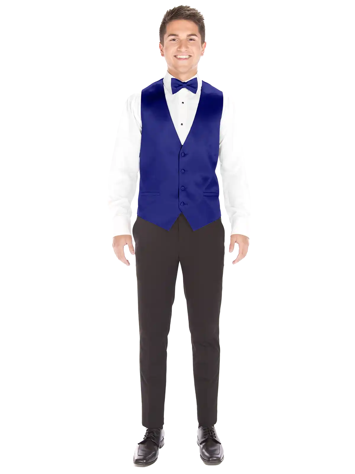 Vest Solid Wesner | and Modern Blue Ties Tuxedo Violet
